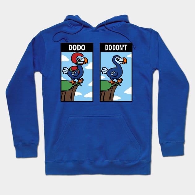 Cute Funny Kawaii Prehistoric Dodo Bird Funny Clever Pun Meme Hoodie by BoggsNicolas